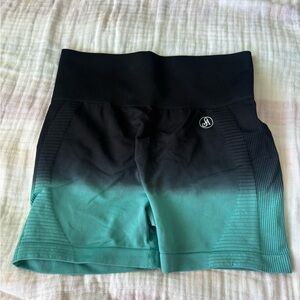 Athletic shorts - Black and Green
